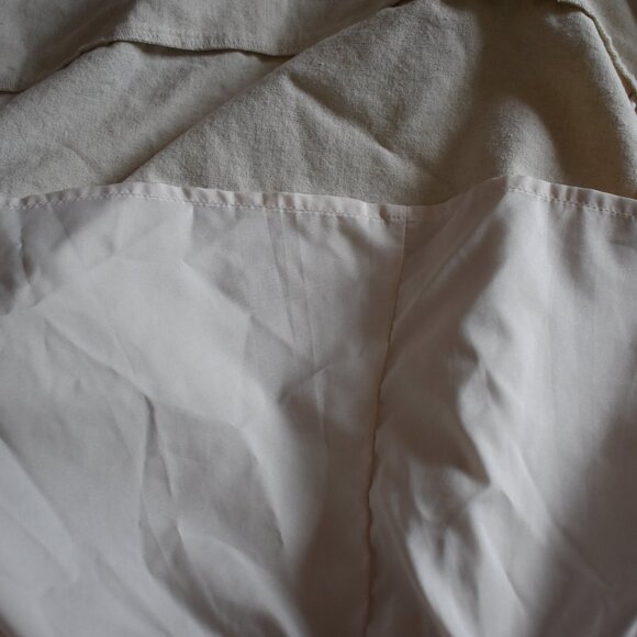 1XL Cider Curve Beige Linen Midi Dress - Picture 6 of 7